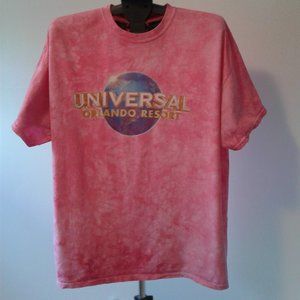 Universal Studios Orlando Resort Pink Tie-Dye Crush T Shirt 2XL